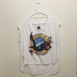 Stones & Roses Tee ❤️🦅🖤